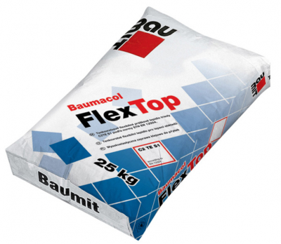 Клей для плитки Baumit Baumacol FlexTop, високоеластичний, 25 кг